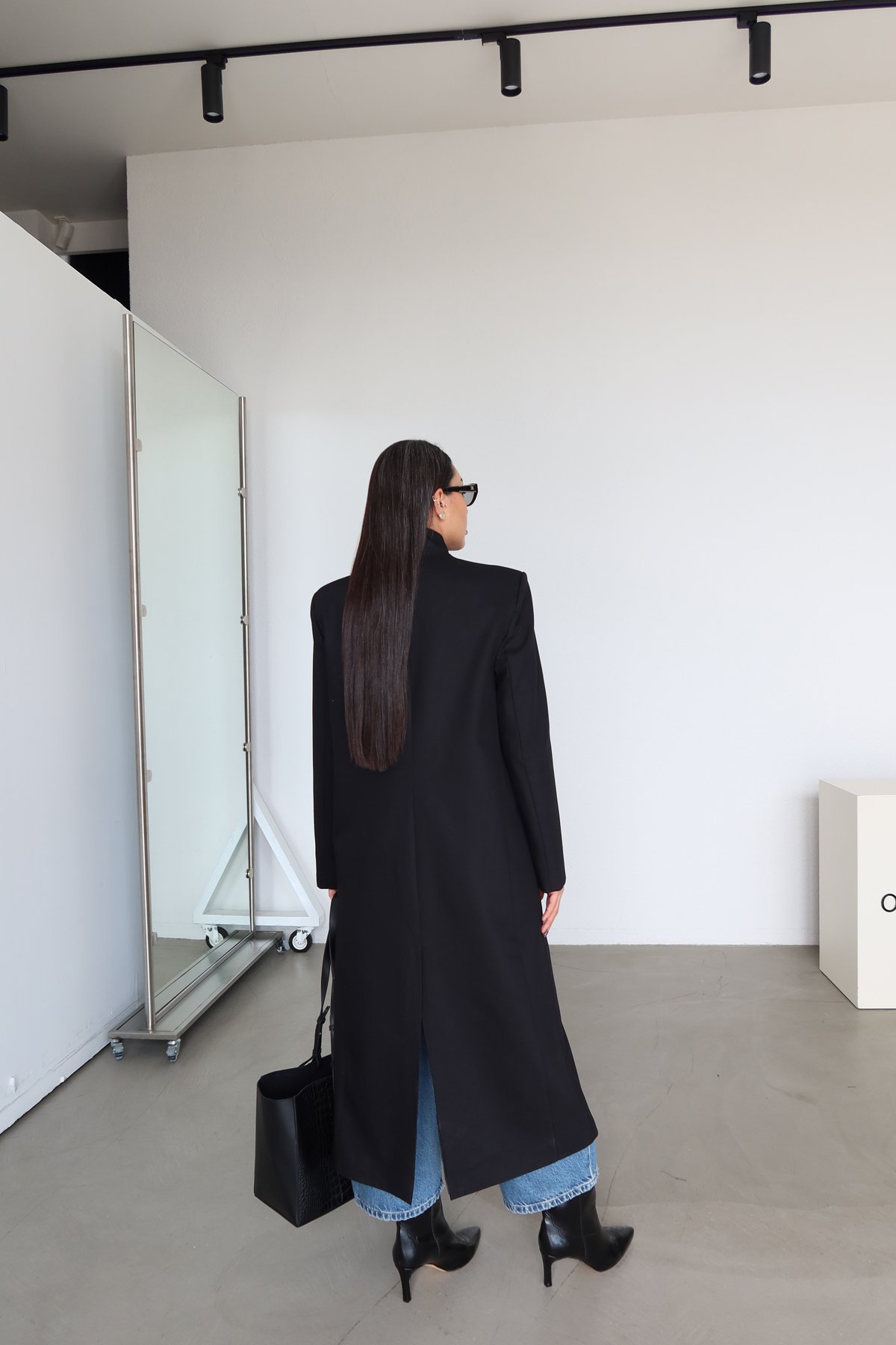 Hakim Yaka Uzun Trençkot