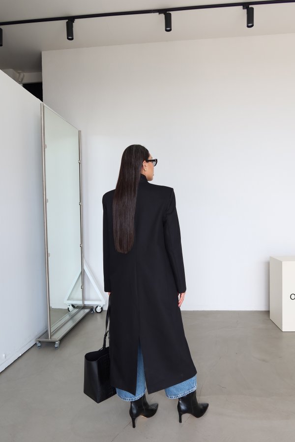 Hakim Yaka Uzun Trençkot