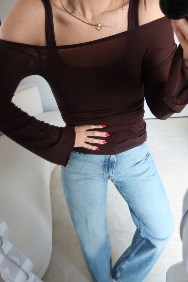 Yumuşak Dokulu Bluz Atlet İkili Takım