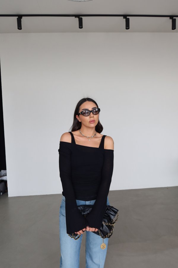 Yumuşak Dokulu Bluz Atlet İkili Takım