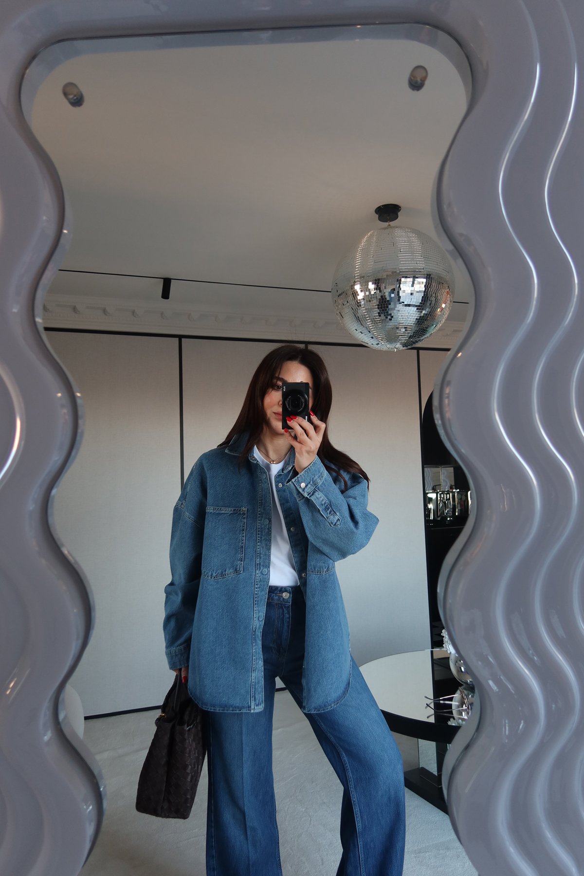 Büyük Cepli Oversize Gömlek