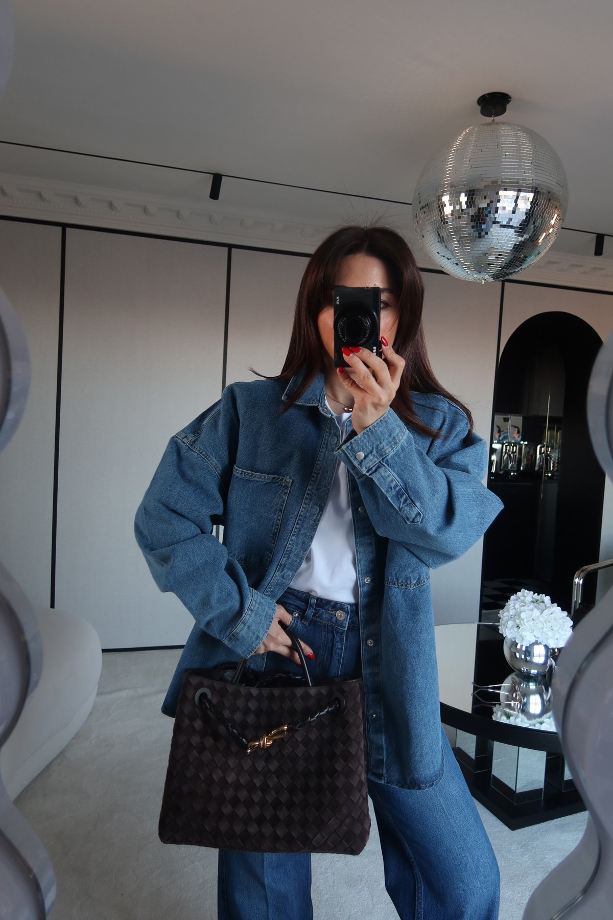 Büyük Cepli Oversize Gömlek