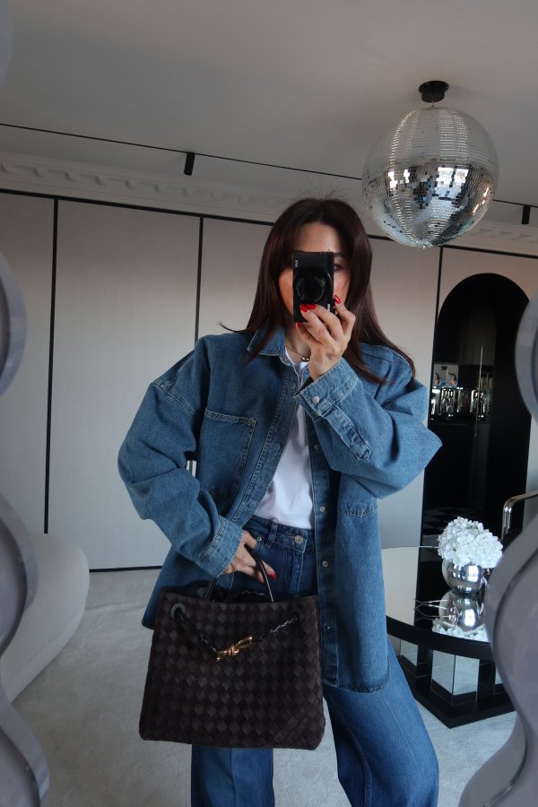 Büyük Cepli Oversize Gömlek