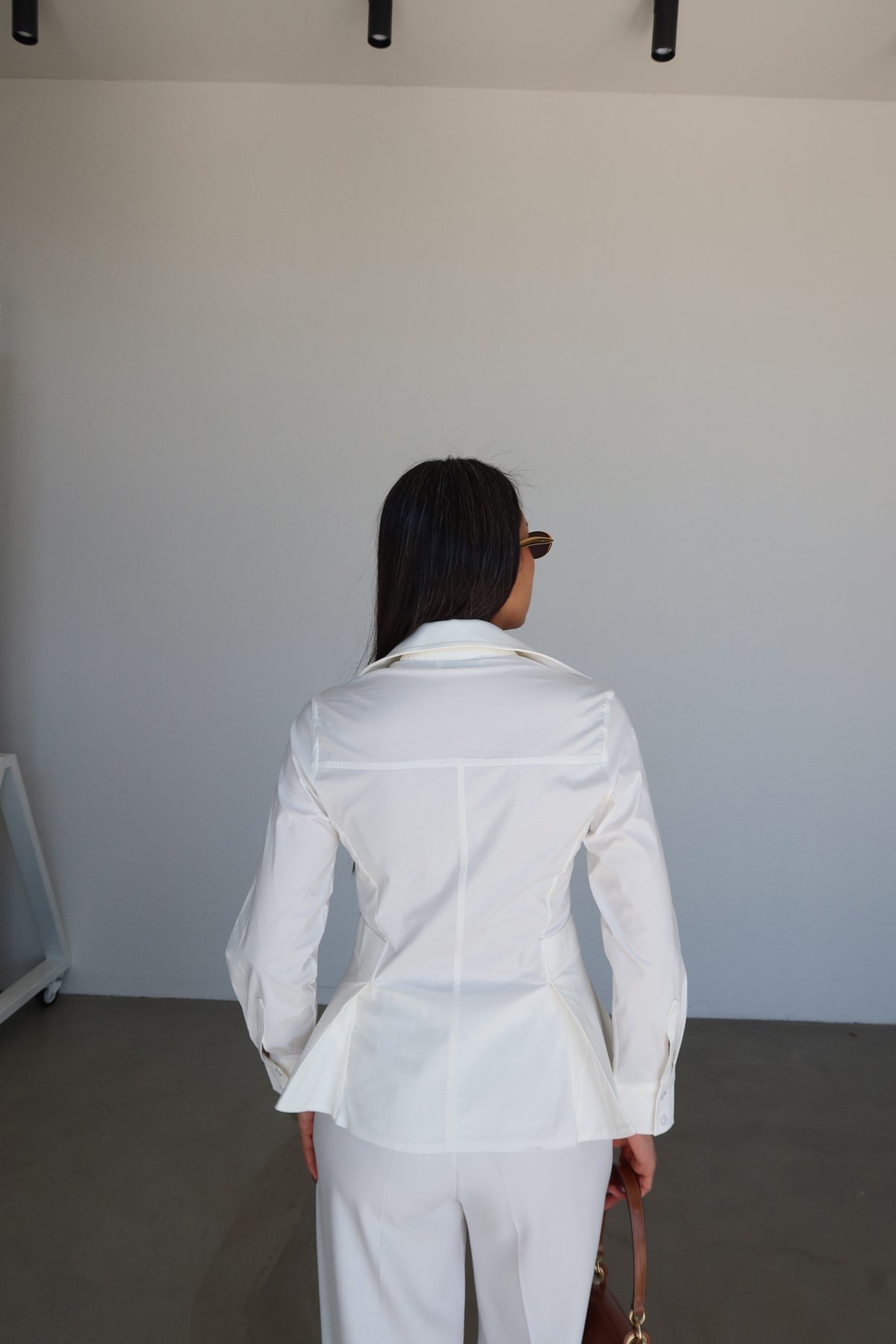 Pileli Slim Fit Gömlek