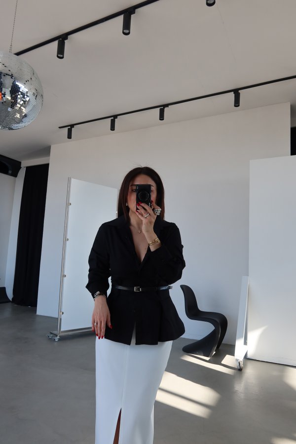 Pileli Slim Fit Gömlek