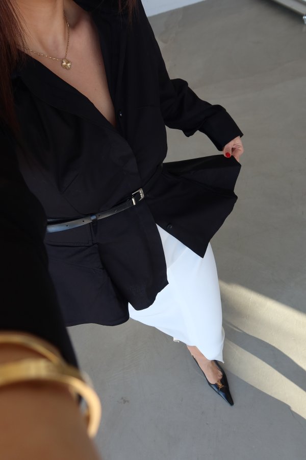 Pileli Slim Fit Gömlek