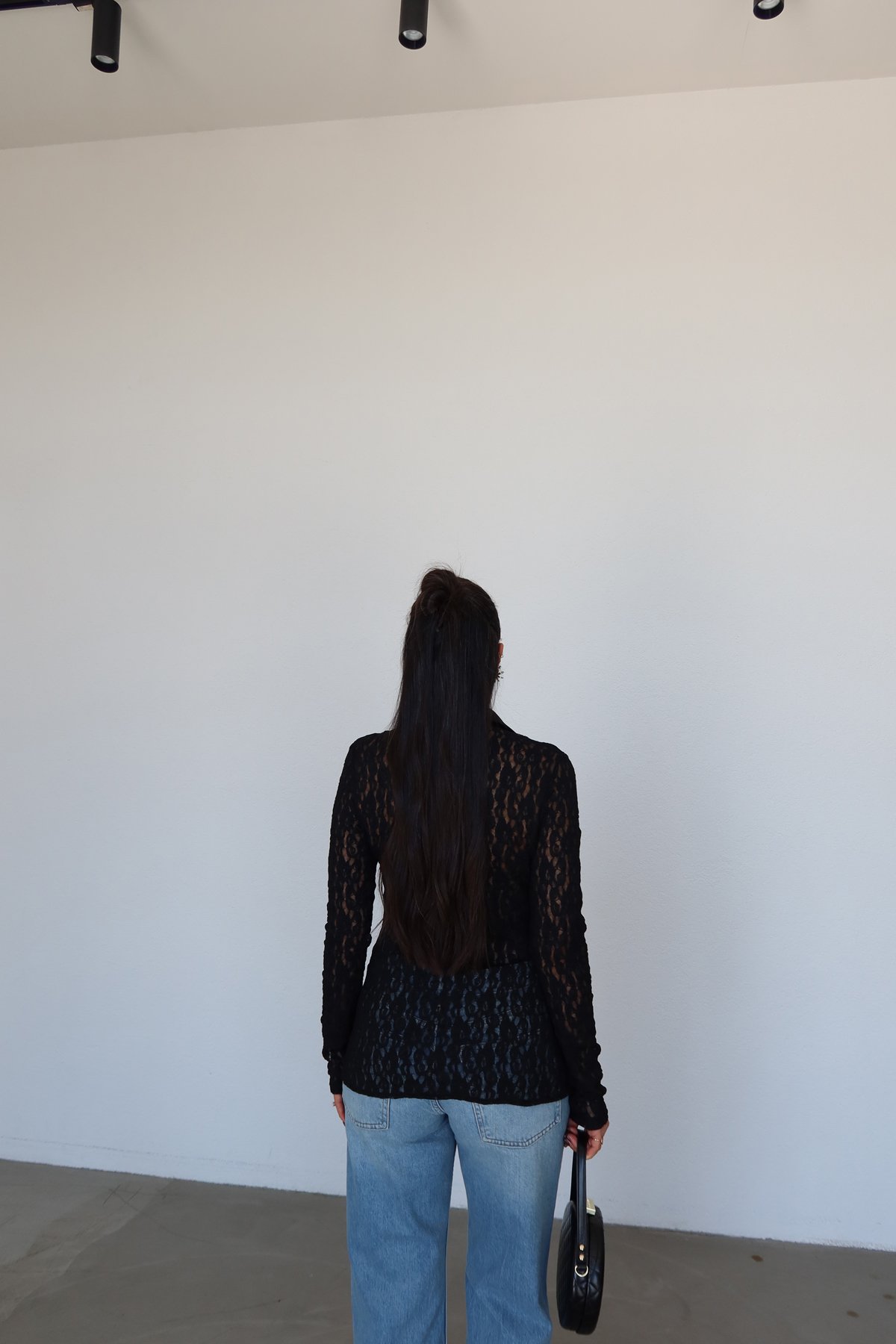 Saten Garnili Dantel Gömlek