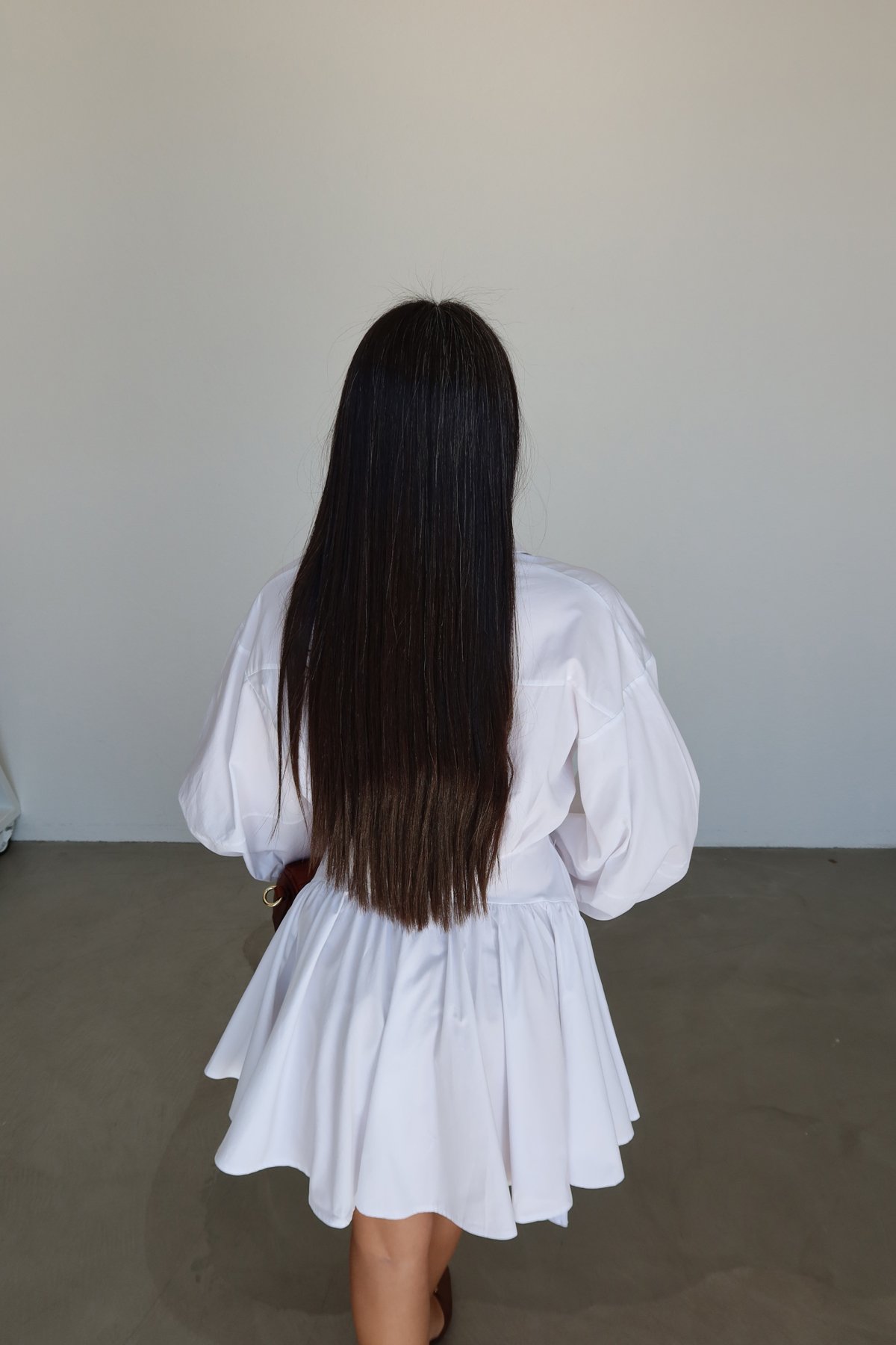 Belden Bağlamalı Tasarım Mini Elbise