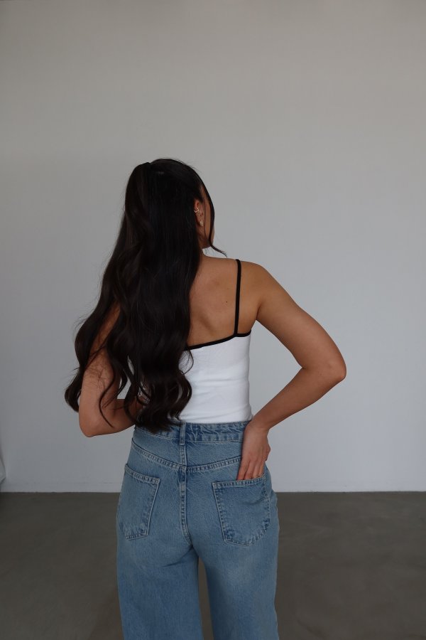 Kontrast Dikişli Askılı Atlet