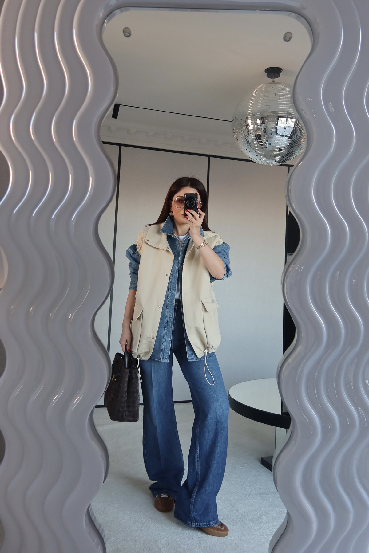 Yumuşak Dokulu Wideleg Jean