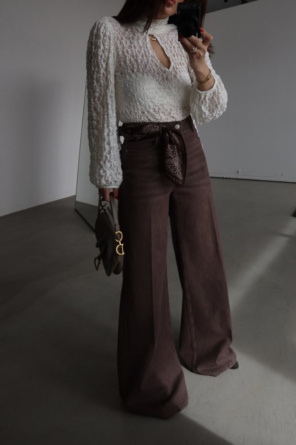 Yüksek Bel Yumuşak Dokulu jean