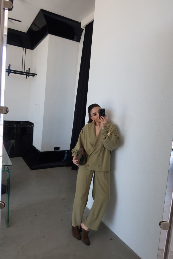 Yumuşak Dokulu Ceket Pantolon Takım