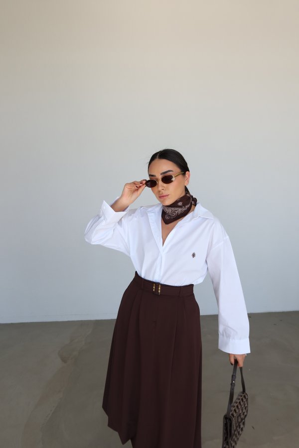 Oversize Basic Gömlek