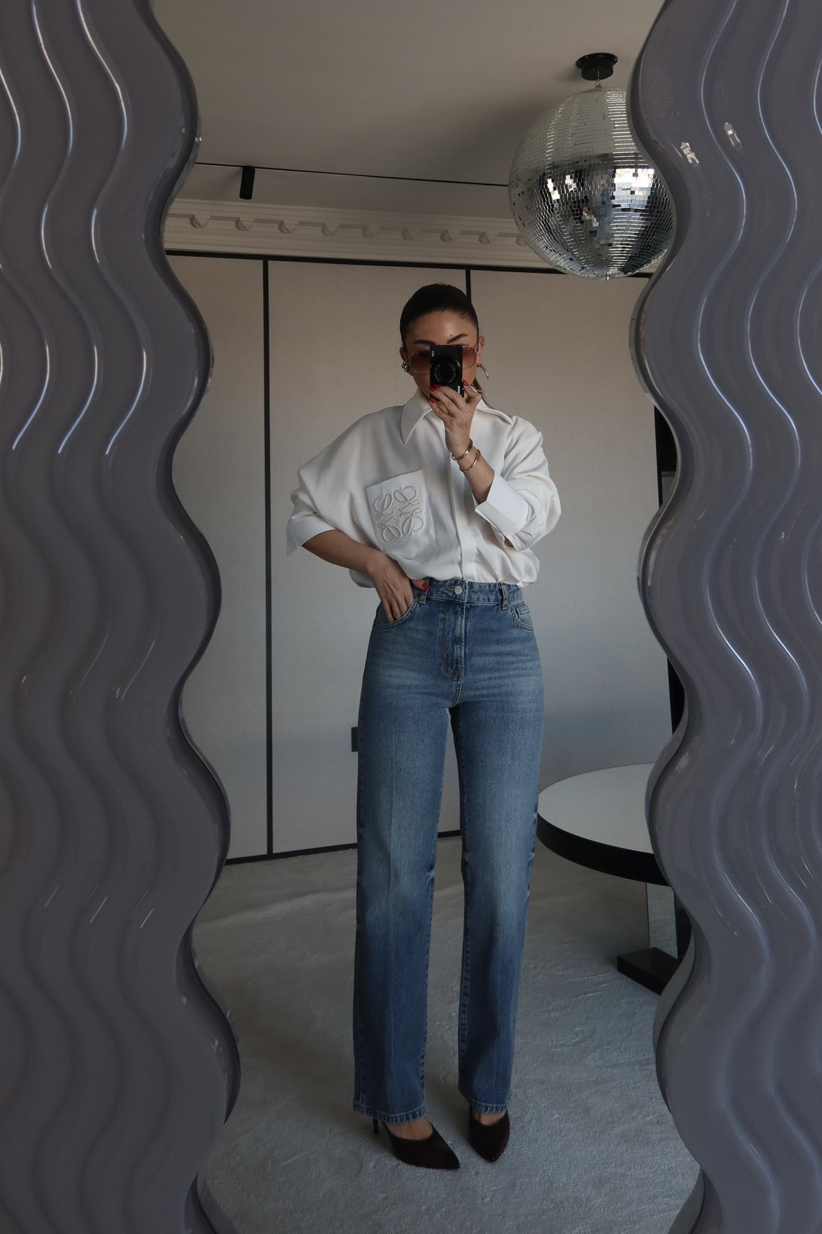 Taşlamalı Lazer Kesikli Jean