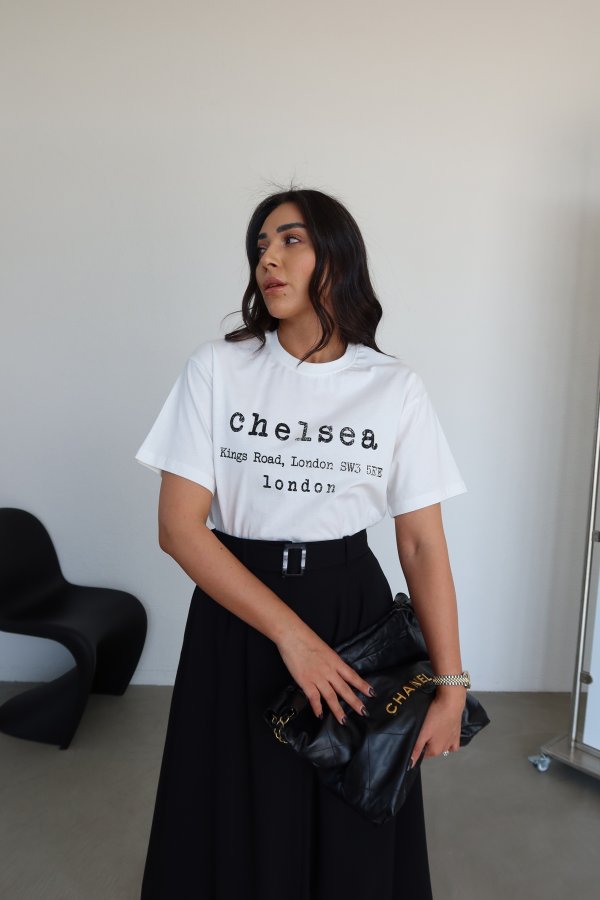 Chelsea Baskılı Tişört