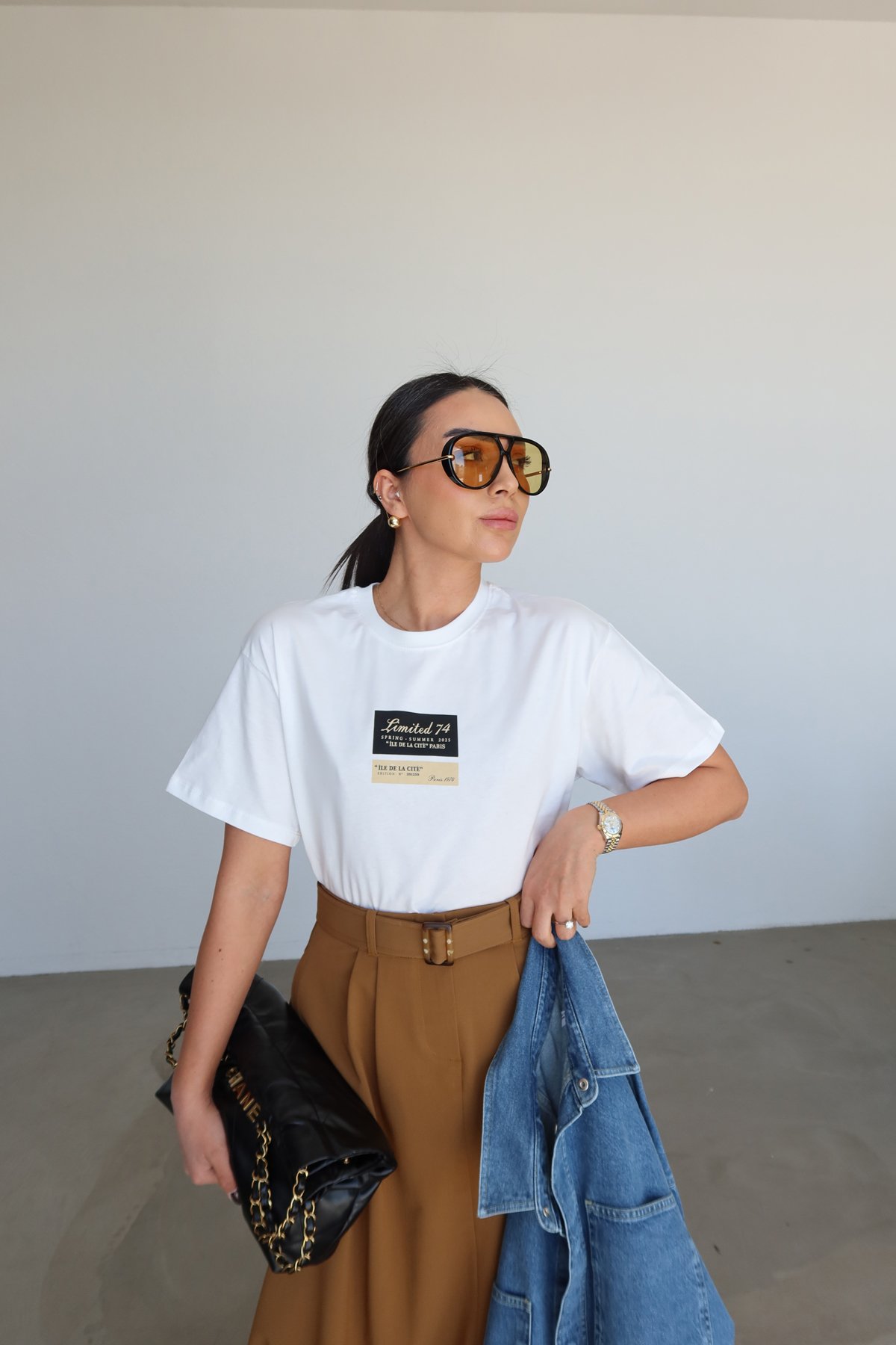 Limited 74 Baskılı Tişört