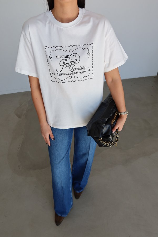 Meet Me Yazılı Tişört