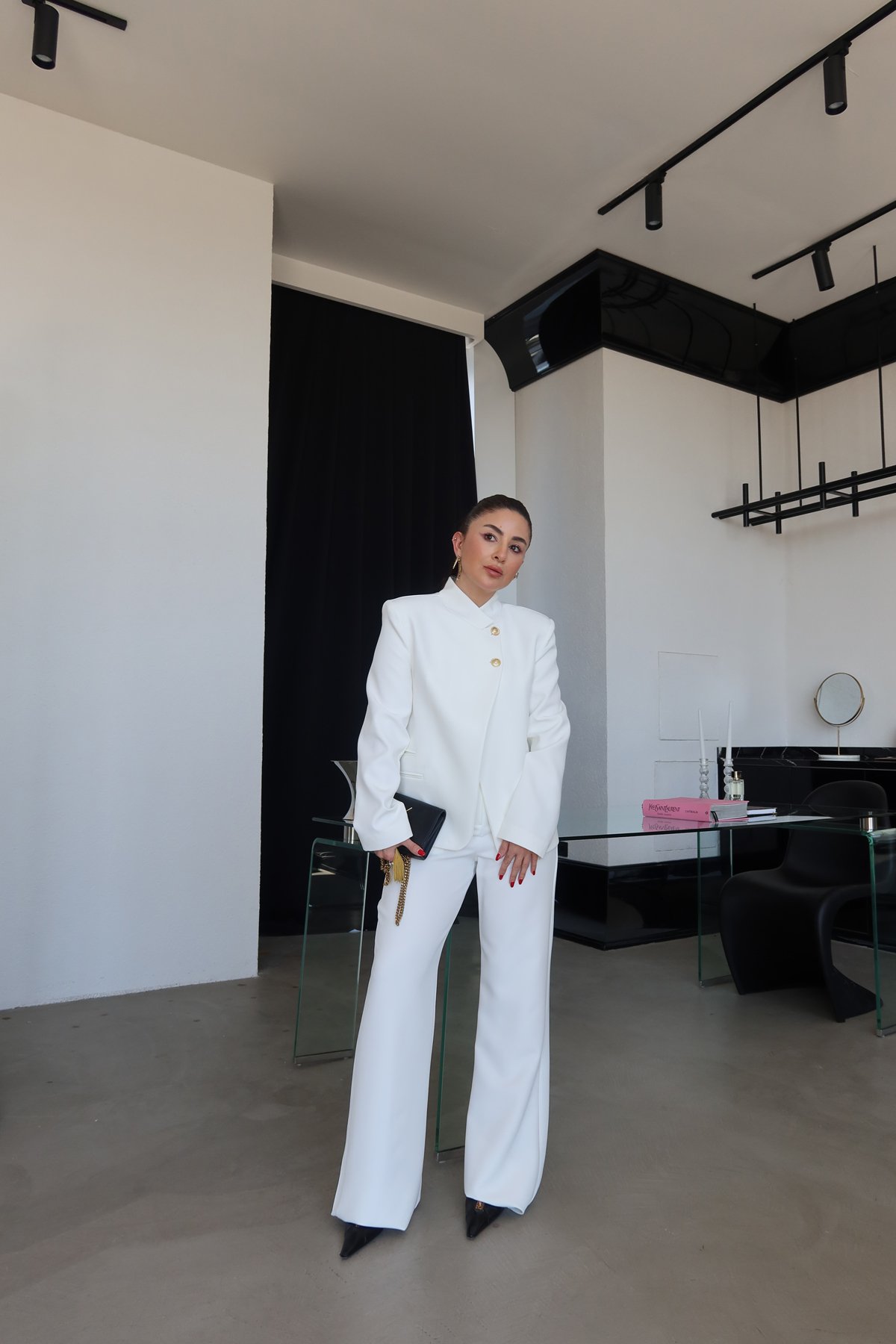 İki Düğmeli Ceket Pantolon Takım