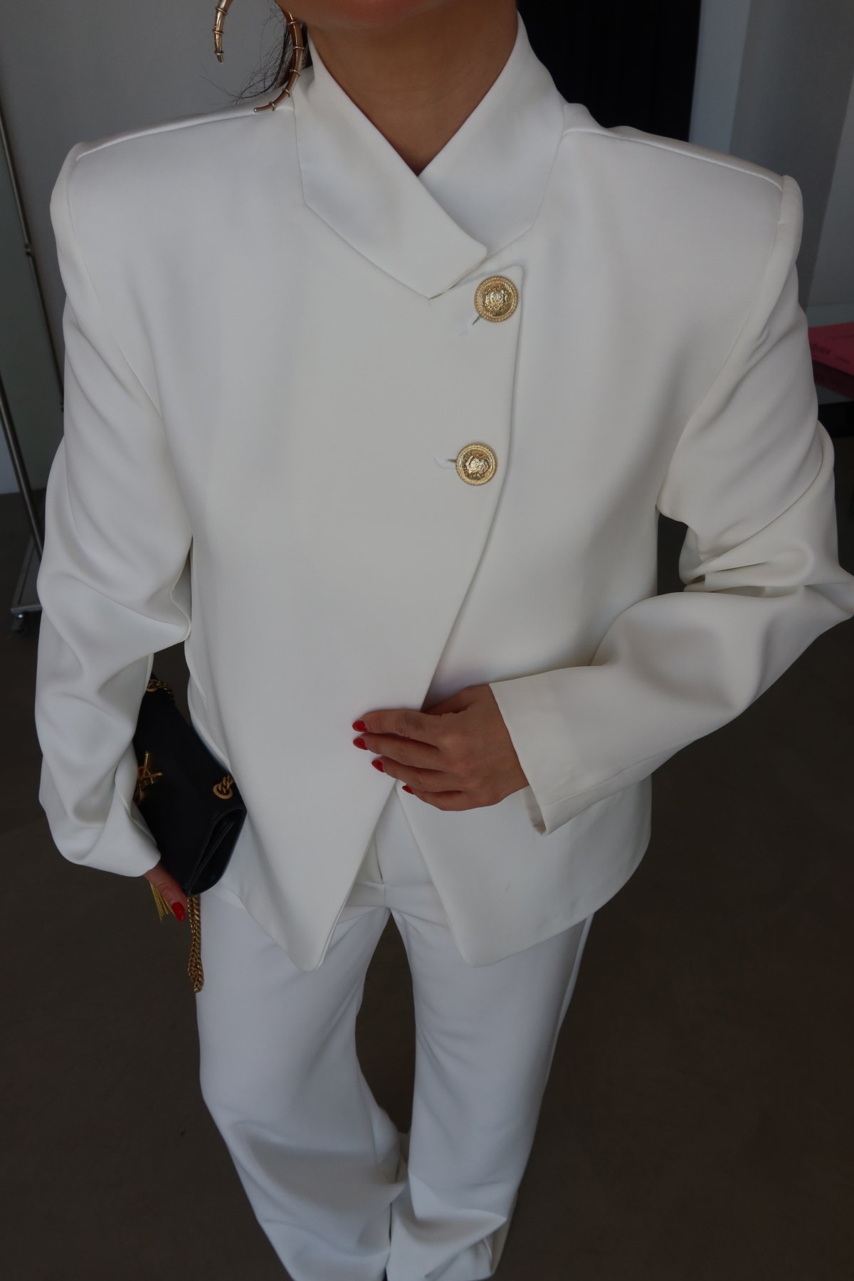 İki Düğmeli Ceket Pantolon Takım