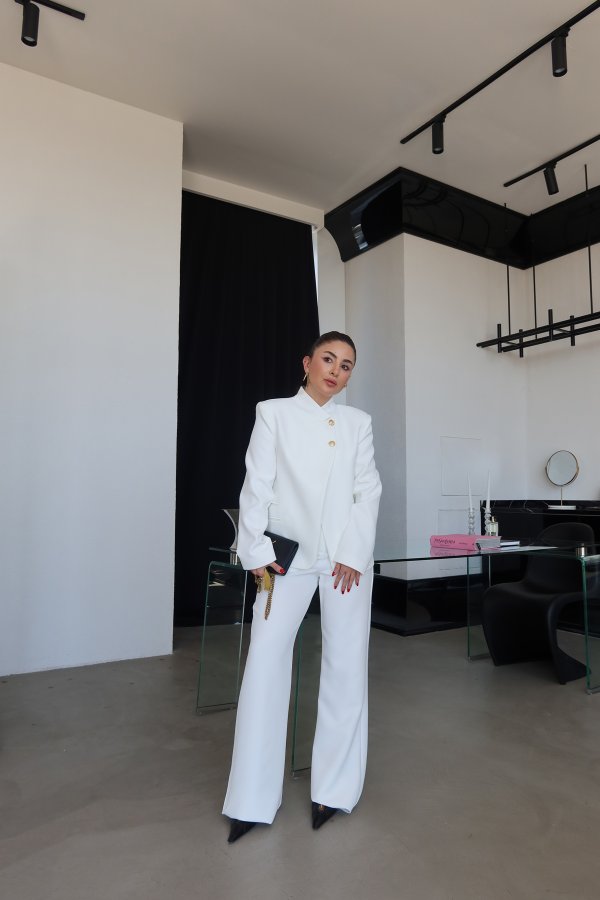 İki Düğmeli Ceket Pantolon Takım