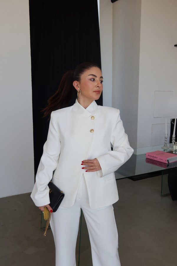 İki Düğmeli Ceket Pantolon Takım