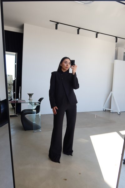 İki Düğmeli Ceket Pantolon Takım