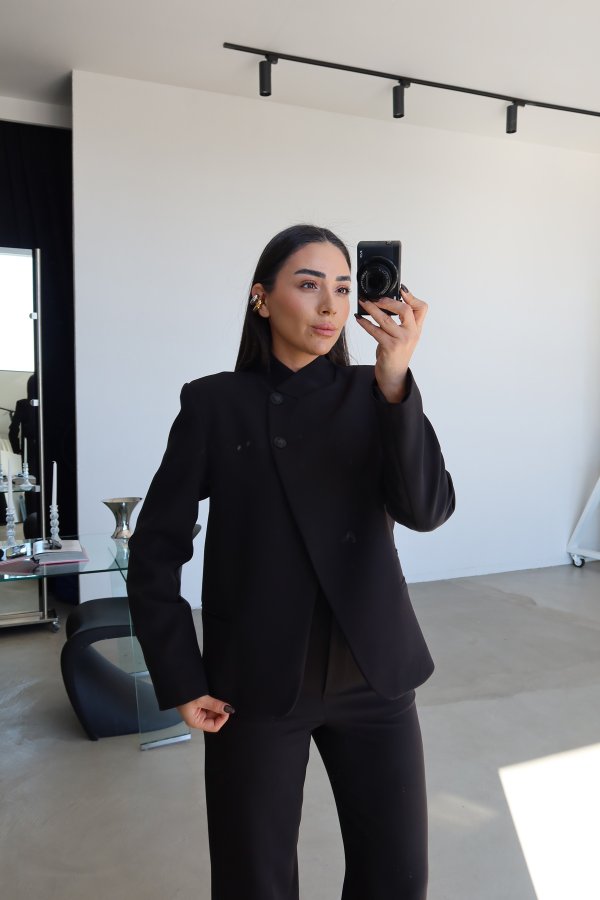 İki Düğmeli Ceket Pantolon Takım