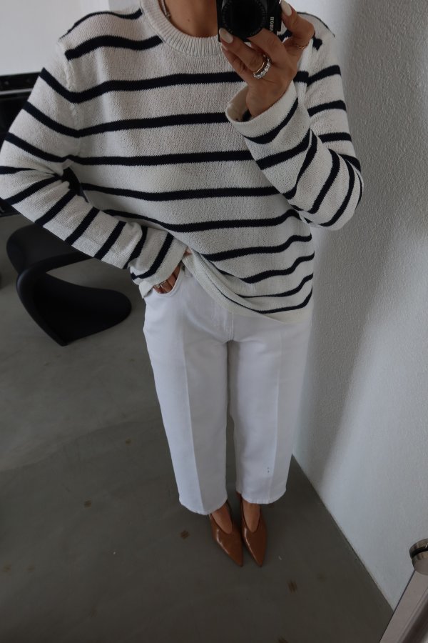 Çizgili Basic Kazak