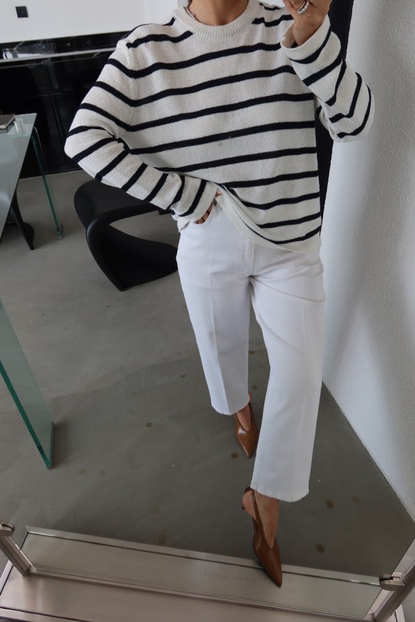 Çizgili Basic Kazak