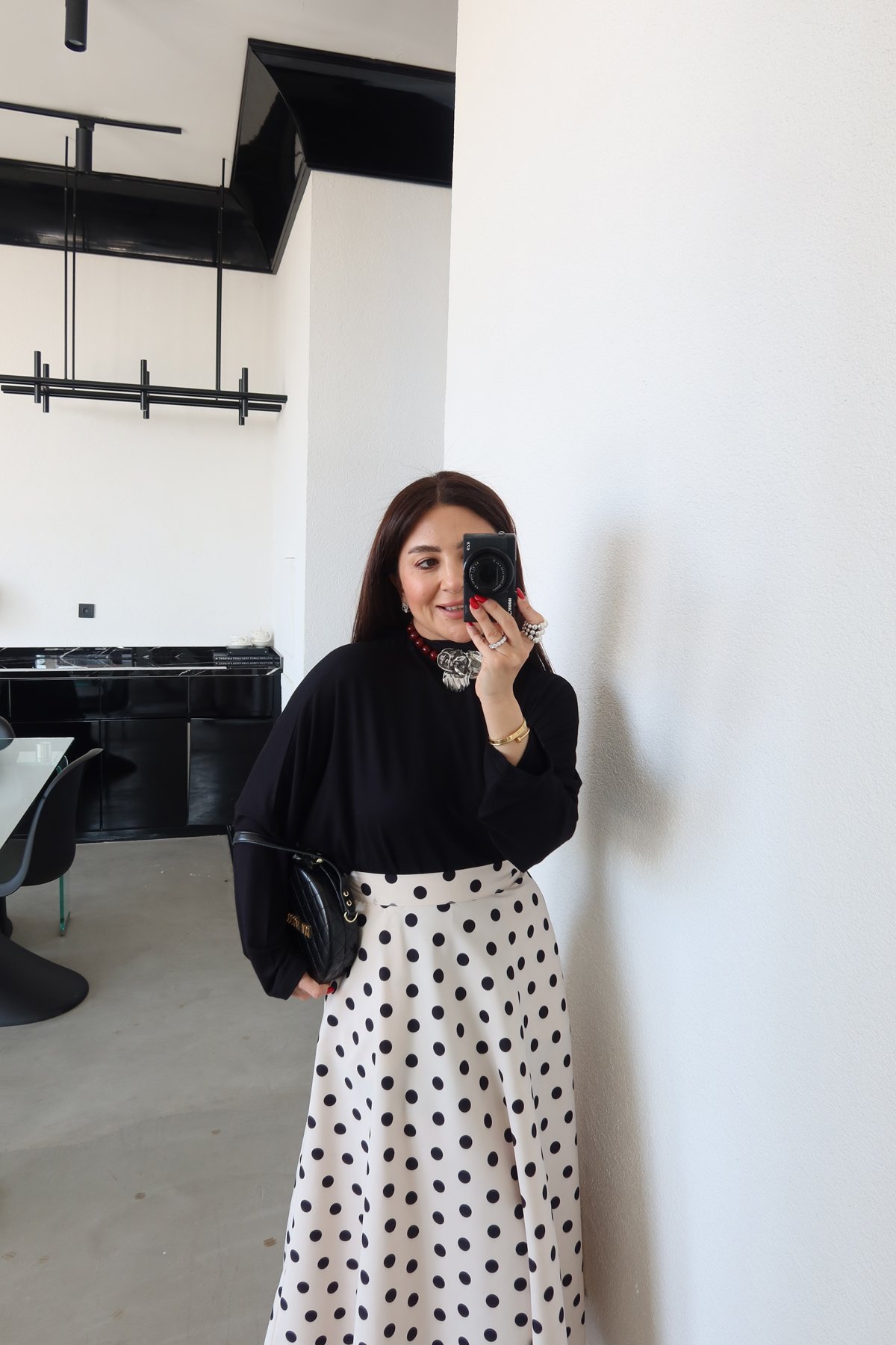 Dik Yaka Oversize Bluz