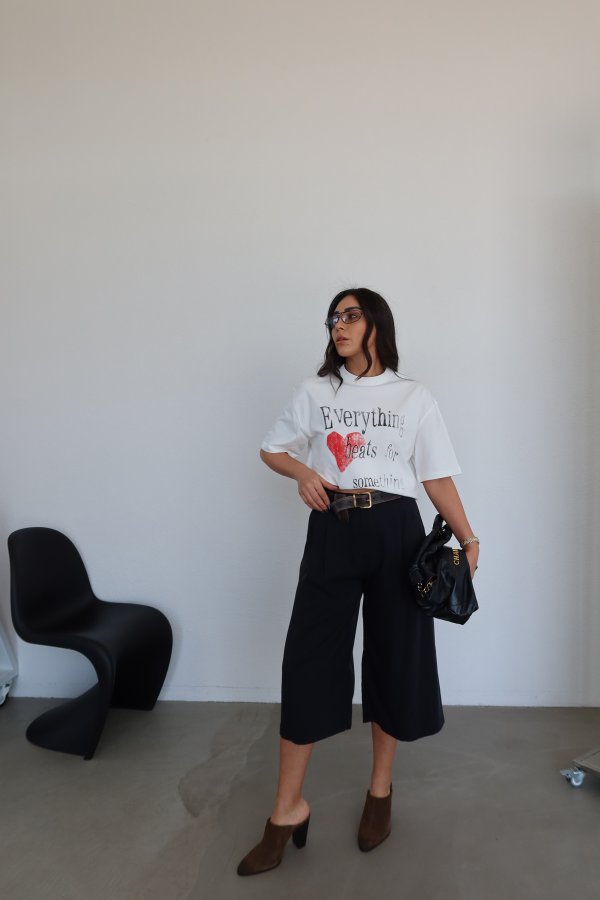 Pileli Bermuda Pantolon