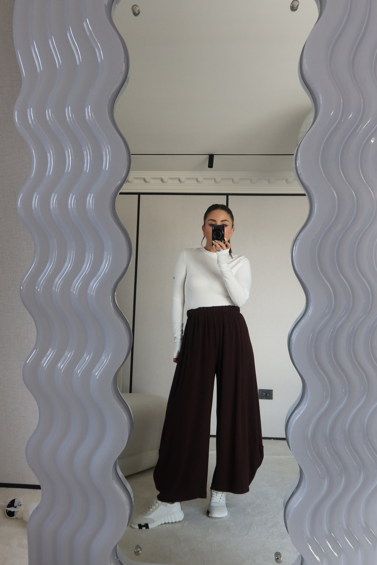 Beli Lastikli Şalvar Pantolon