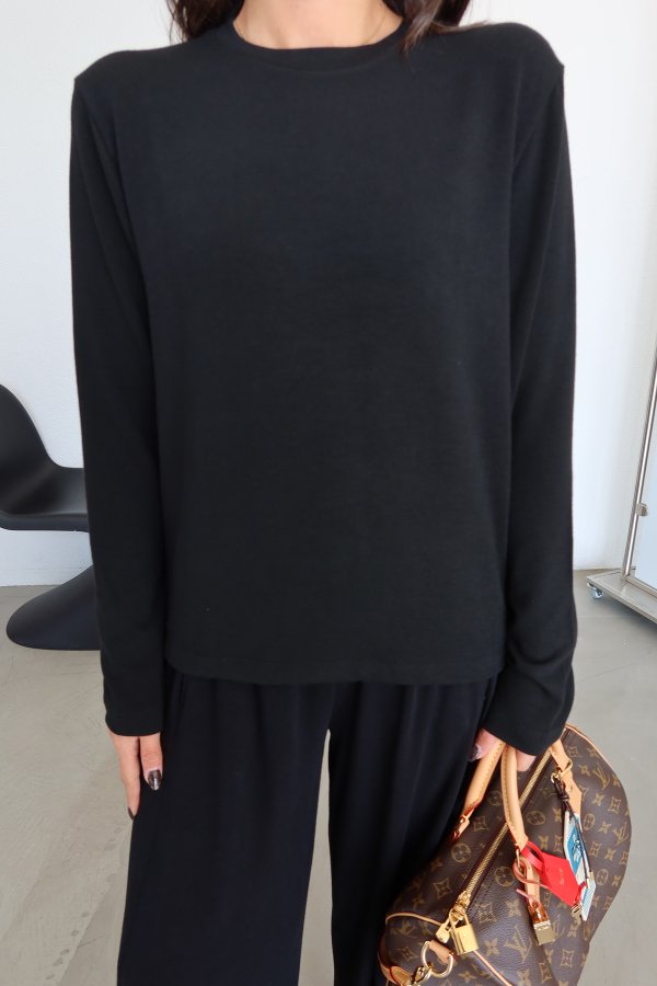 Bisiklet Yaka Uzun Kollu Bluz