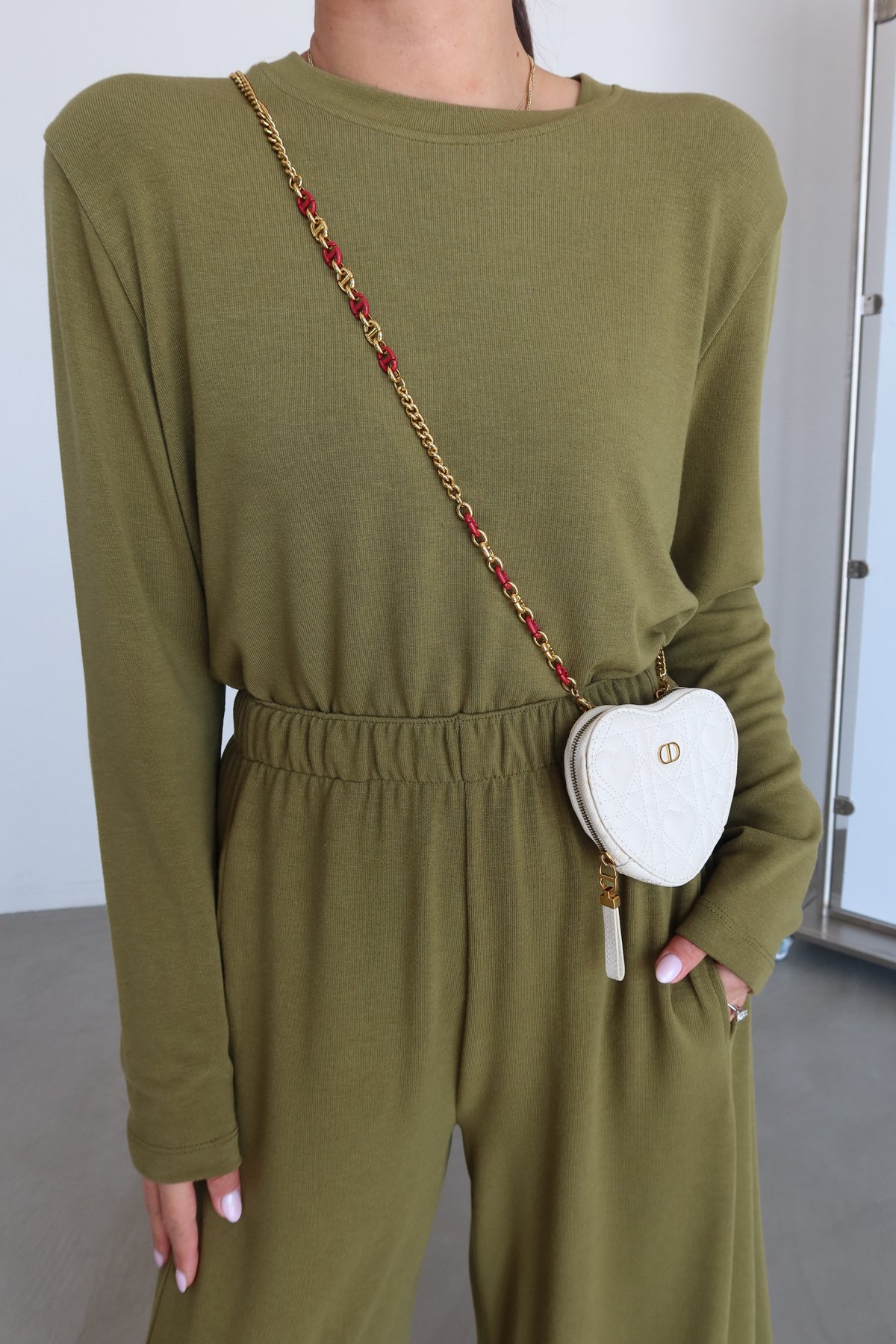 Bisiklet Yaka Uzun Kollu Bluz