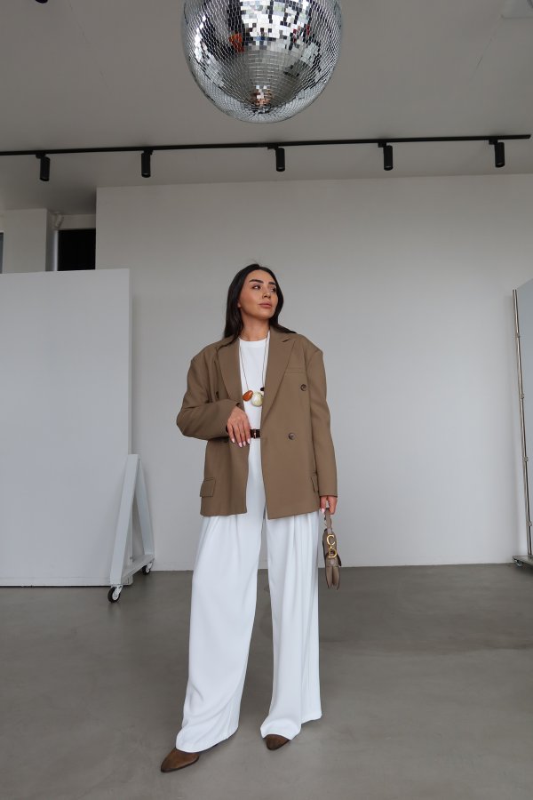 Geniş Kalıp Palazzo Pantolon