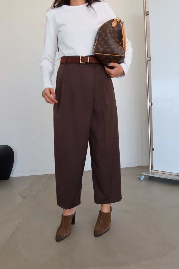 Pileli Havuç Pantolon