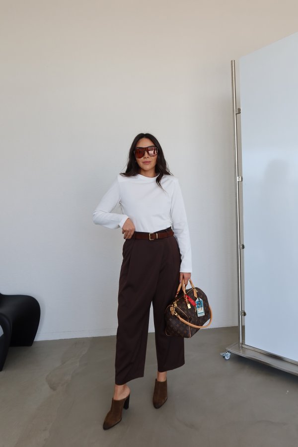 Pileli Havuç Pantolon