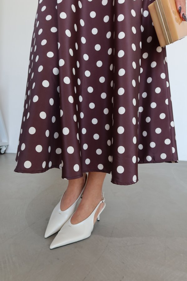 Puantiyeli Saten Etek