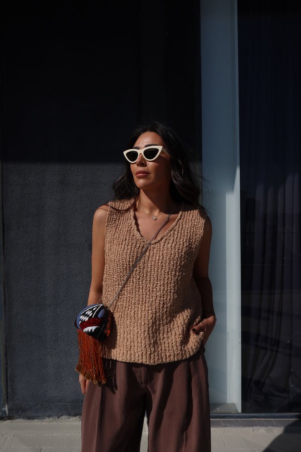 Oversize Triko Süveter