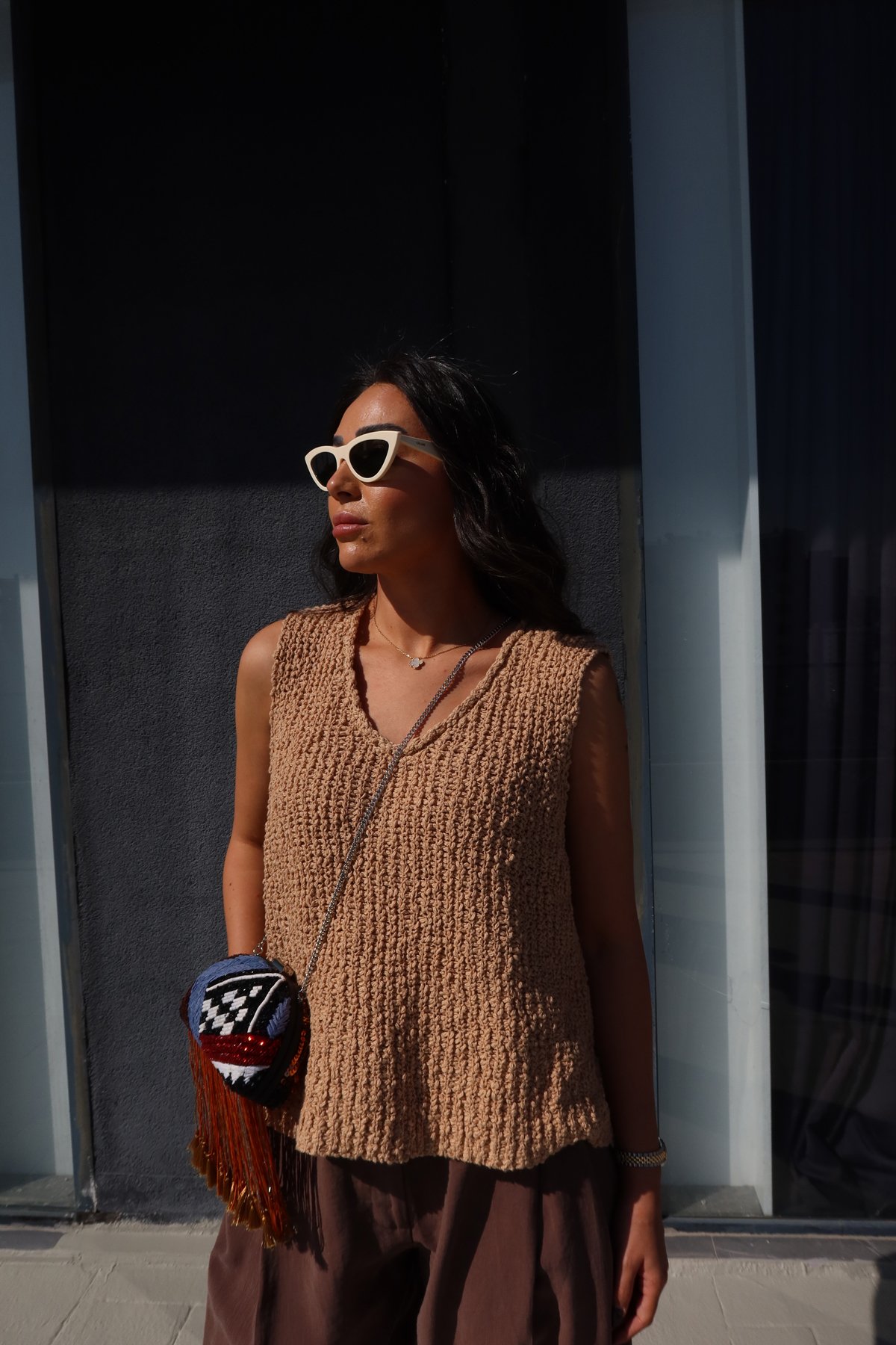 Oversize Triko Süveter