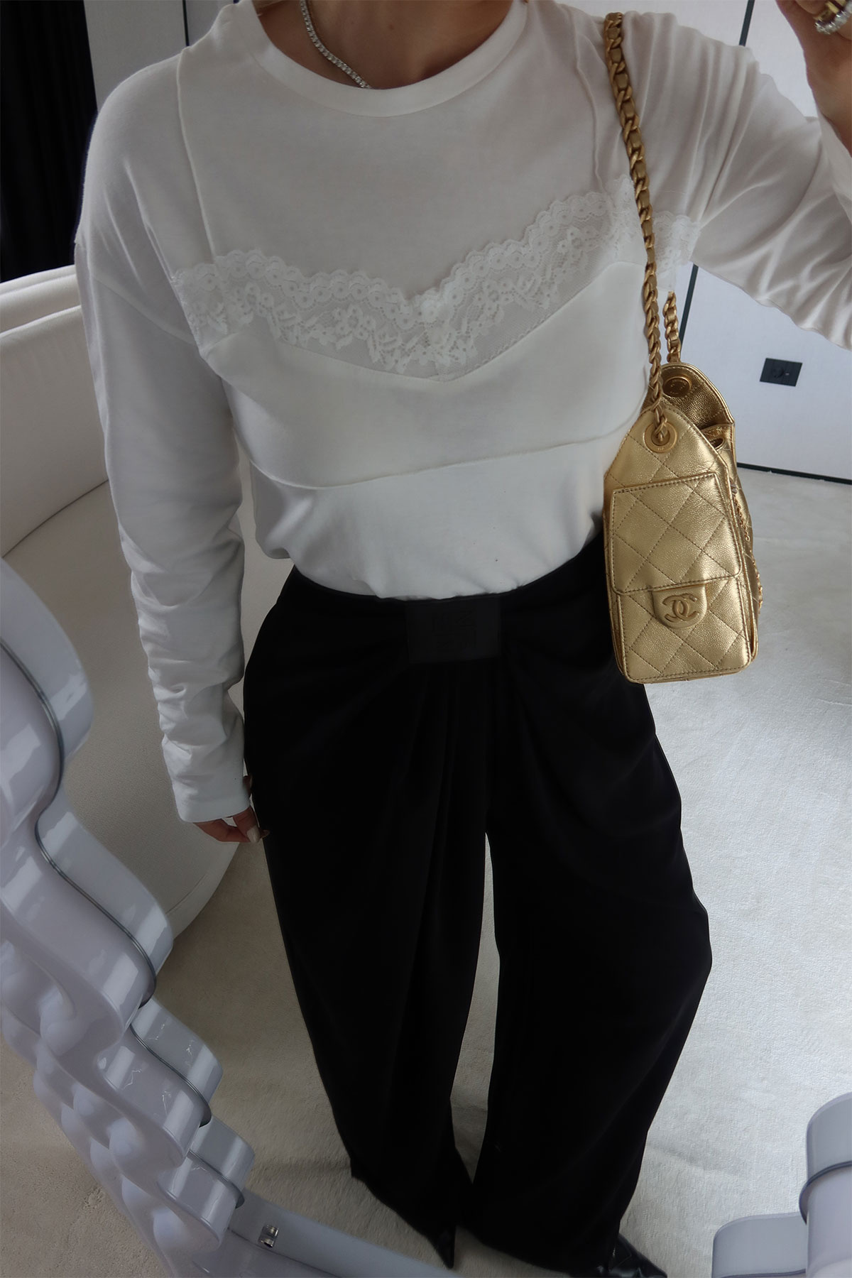 Pileli Dökümlü Premium Pantolon