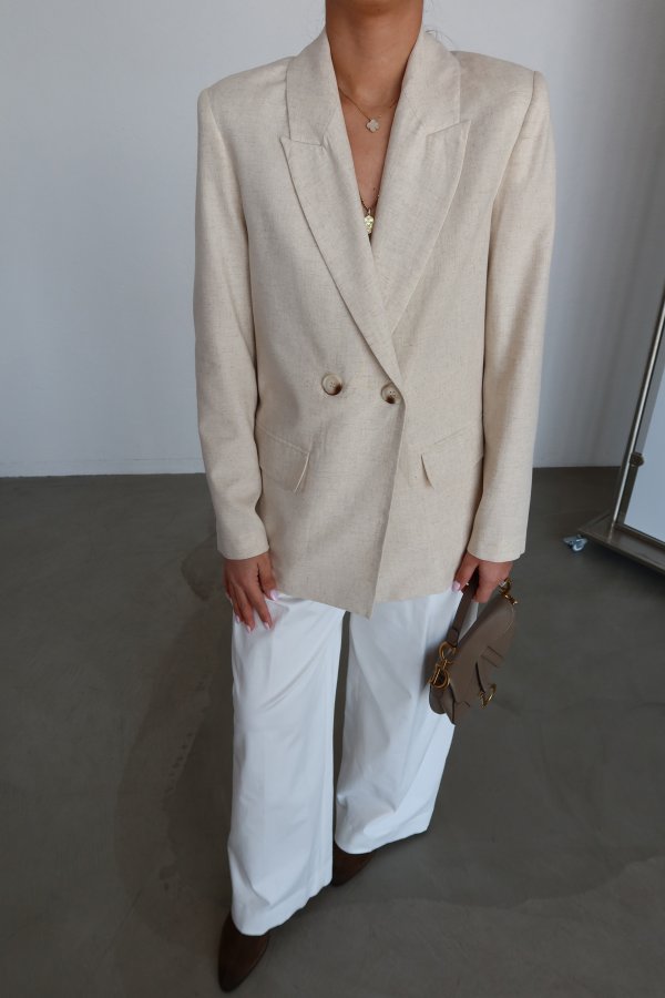 Kruvaze Keten Blazer Ceket