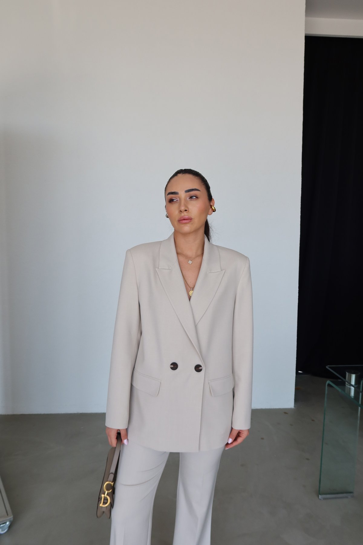 Kapak Cepli Blazer Ceket