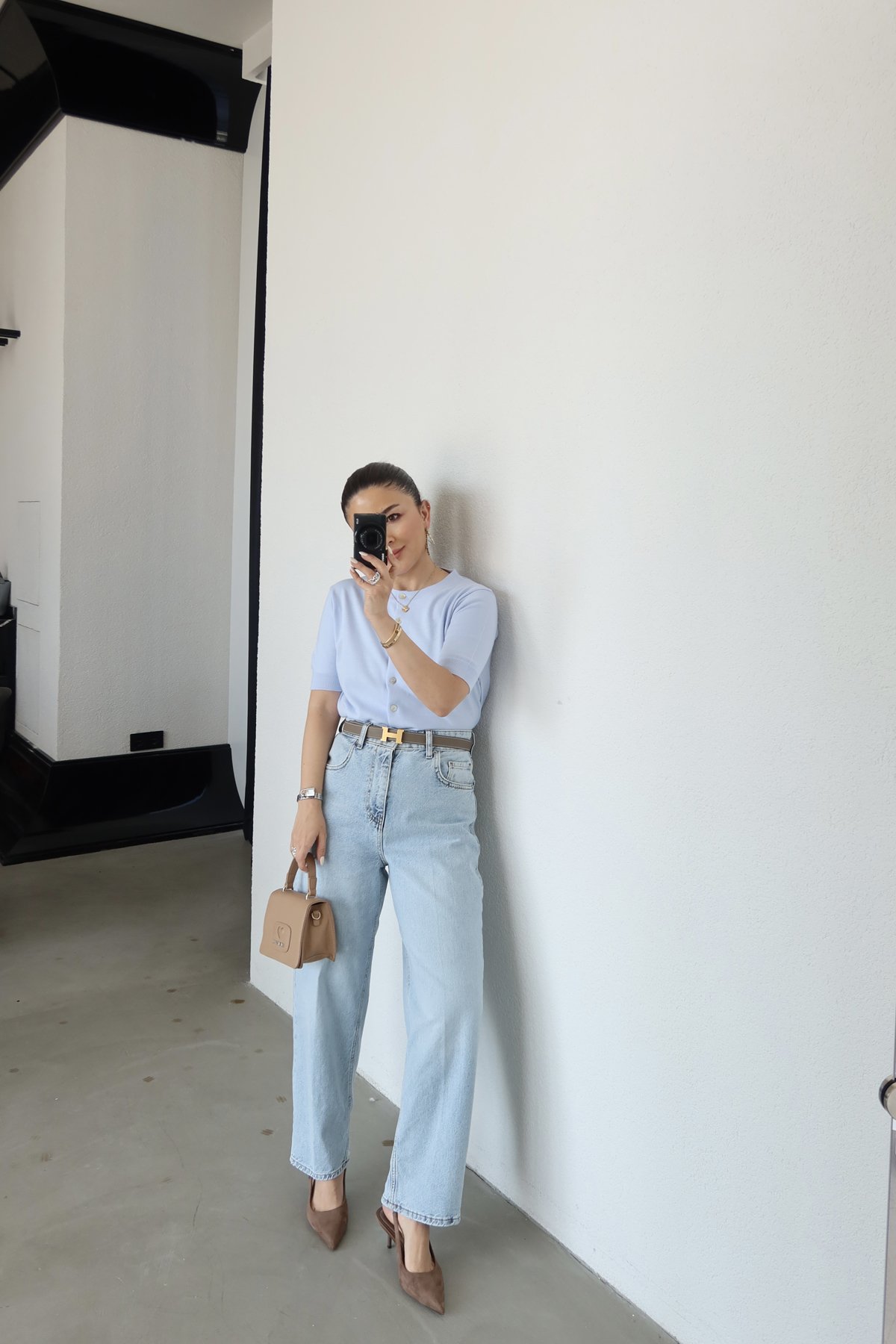 Kemerli Rahat Kalıp Jean