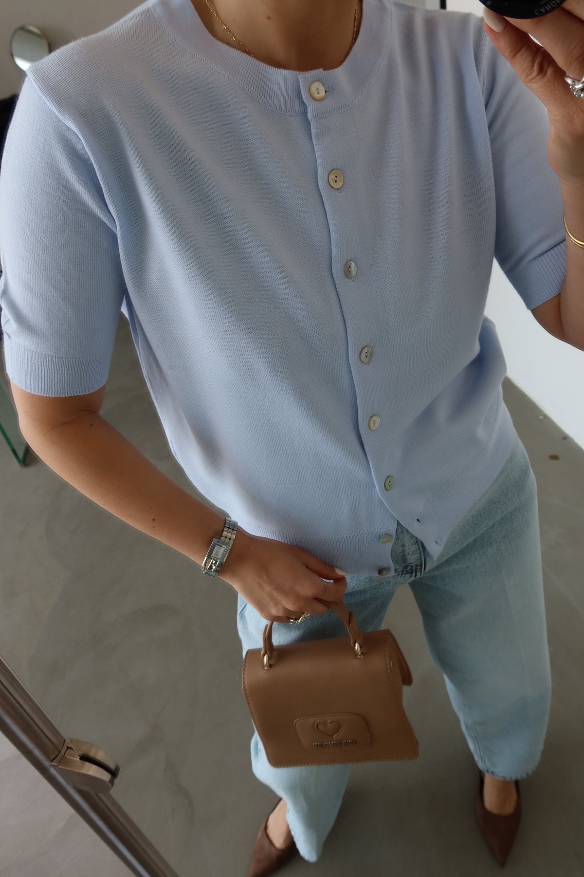 Kısa Kol Basic Hırka