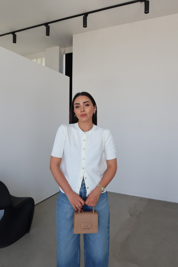 Kısa Kol Basic Hırka