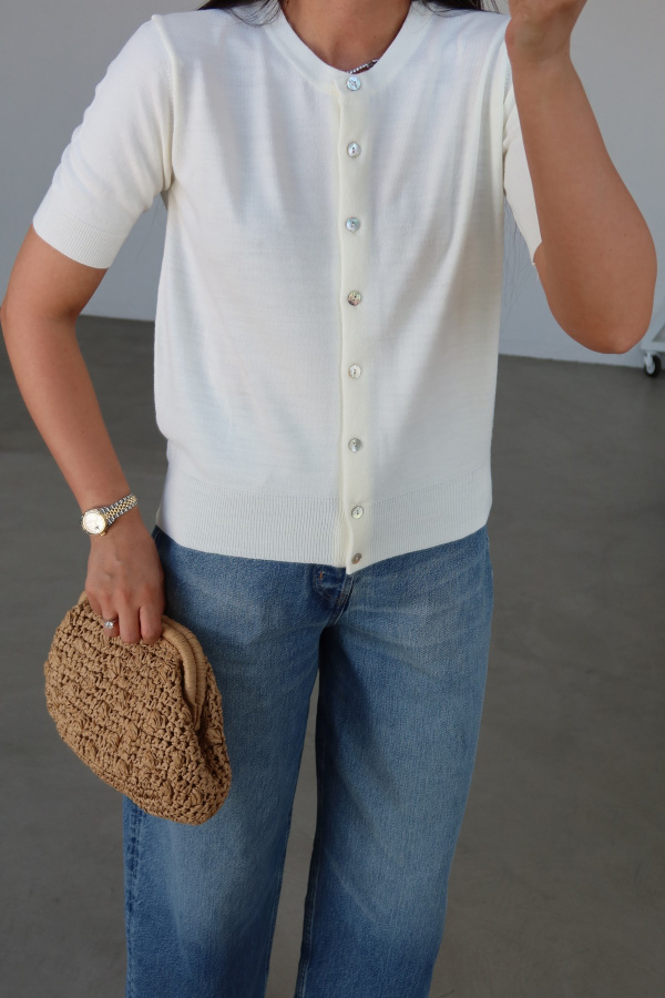 Kısa Kol Basic Hırka