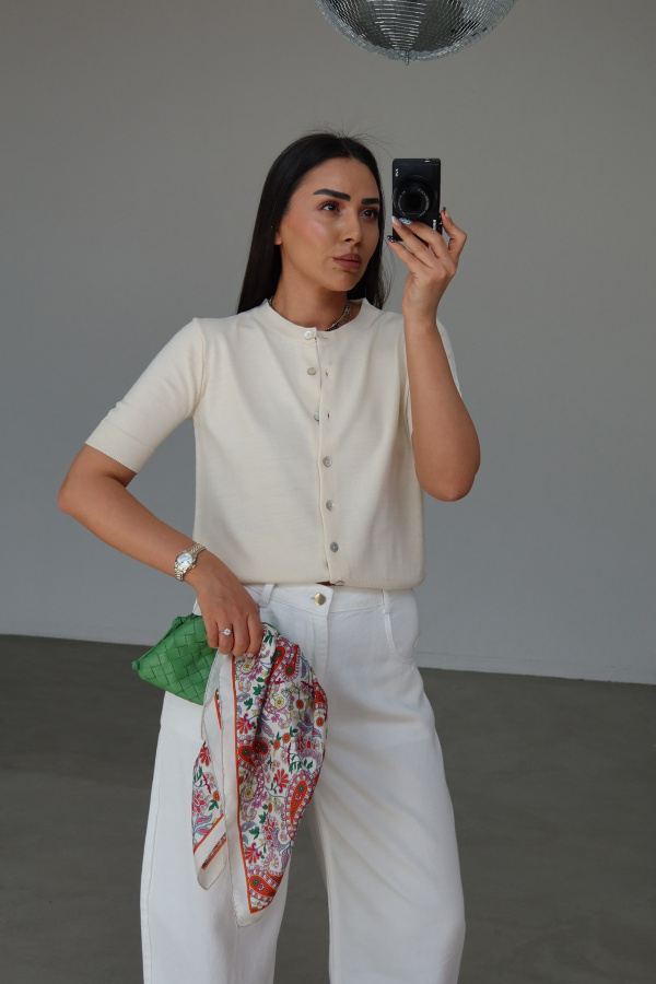 Kısa Kol Basic Hırka