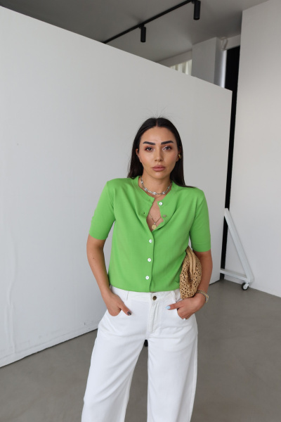 Kısa Kol Basic Hırka