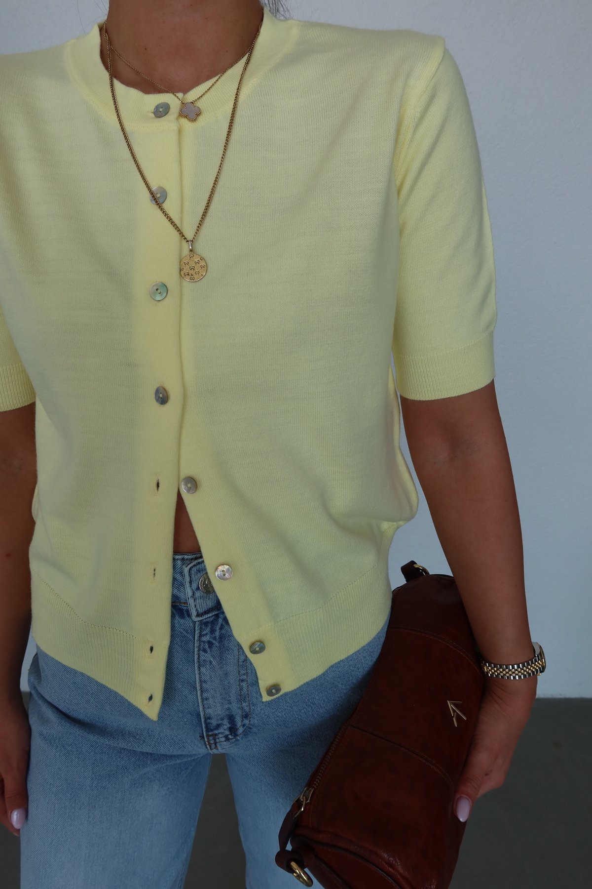 Kısa Kol Basic Hırka